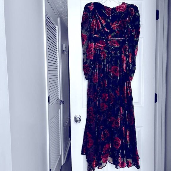 Rachel Parcell Burnout Velvet Dress Size 0 - Picture 8 of 10